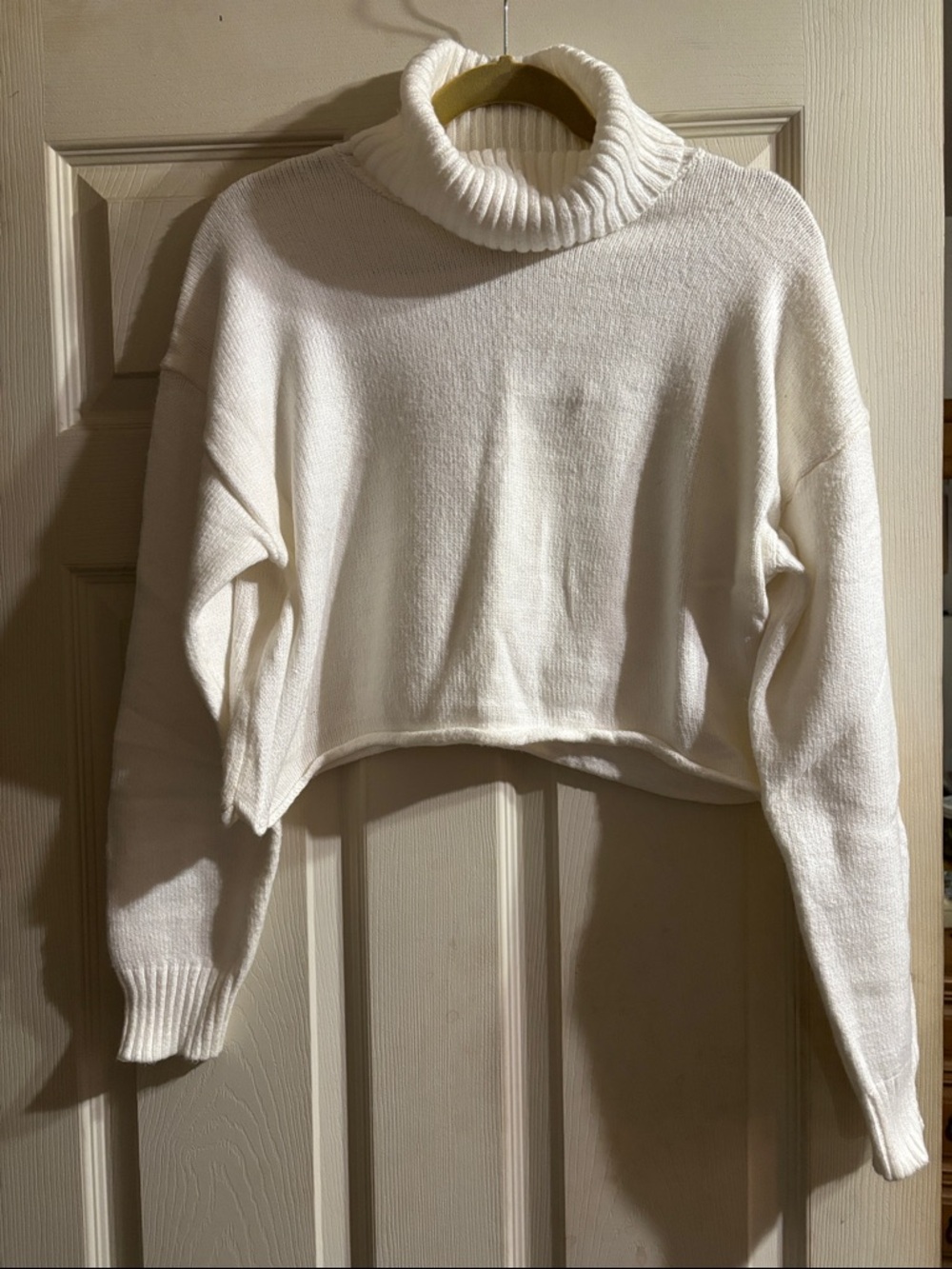 Garage white cropped turtleneck new with tags